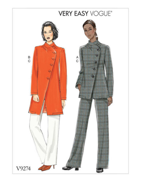 Modello di giacca e pantaloni - Vogue 9274