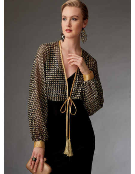 Modello di boleri e mini mantella - Vogue 9276