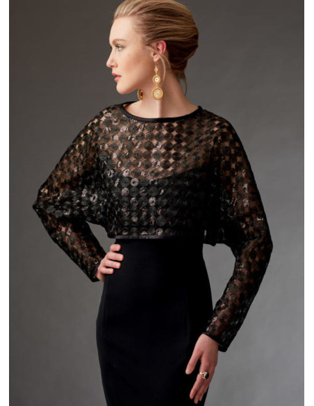 Modello di boleri e mini mantella - Vogue 9276