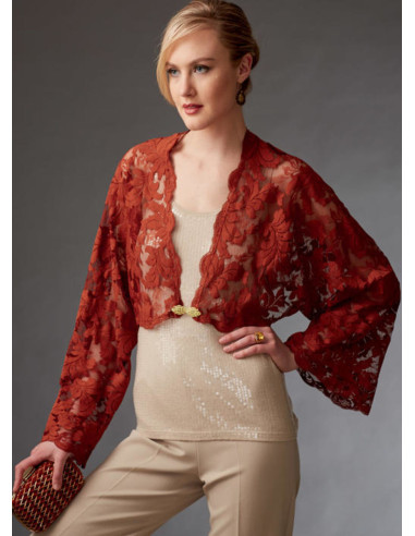 Modello di boleri e mini mantella - Vogue 9276