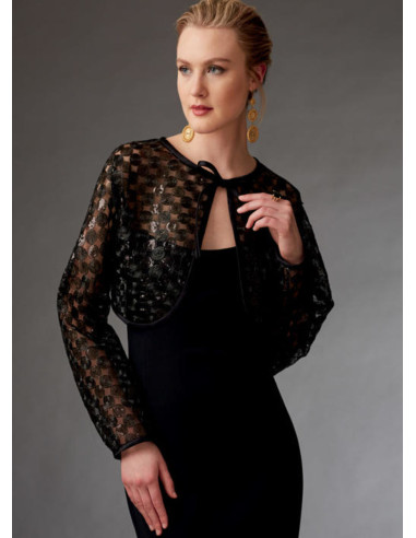 Modello di boleri e mini mantella - Vogue 9276
