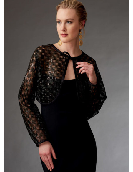 Modello di boleri e mini mantella - Vogue 9276
