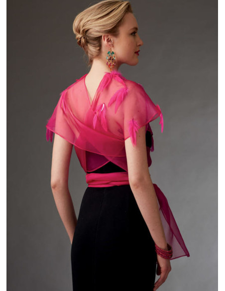 Modello di boleri e mini mantella - Vogue 9276
