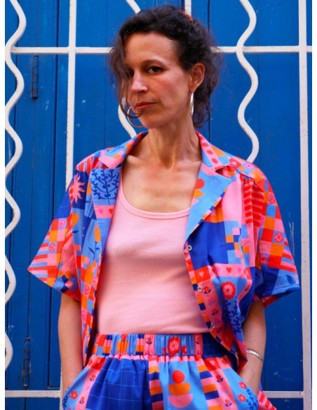 Modello di camicia Wayra - Modelli Marmaï