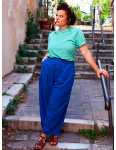 Modello di pantaloni, wide leg o barrel Inti - Marmaï Patterns