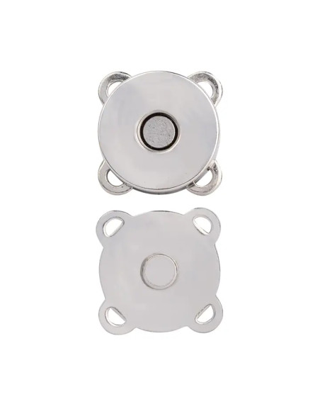 Bottoni a pressione magnetici da cucire 19 mm - Argento