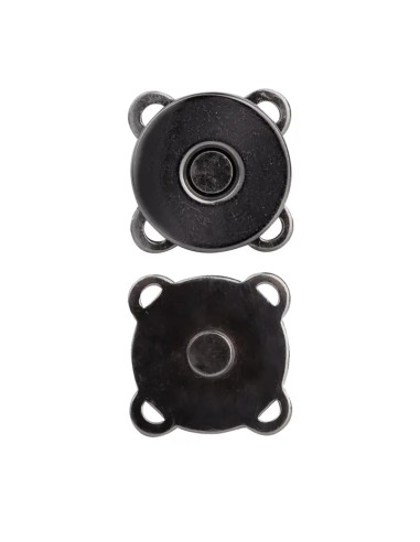 Bottoni a pressione magnetici da cucire 19 mm - Nero