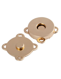 Bottoni a pressione magnetici da cucire 19 mm - Oro