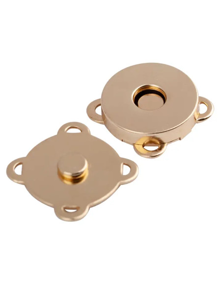 Bottoni a pressione magnetici da cucire 19 mm - Oro