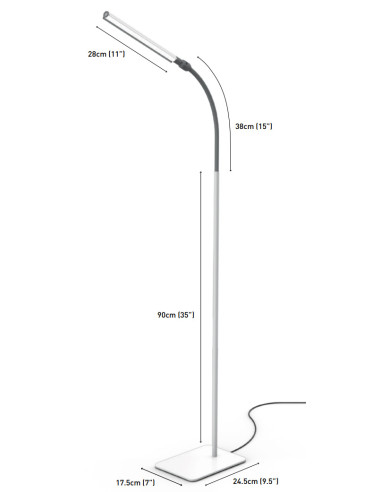 Lampada da terra Daylight UnoPro