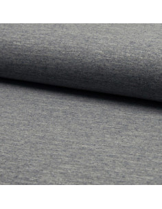 Tessuto felpato misto - Grigio blu