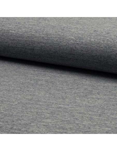 Tessuto felpato misto - Grigio blu