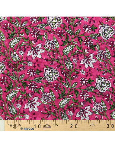 Tessuto di cotone trapuntato indiano - Darshan