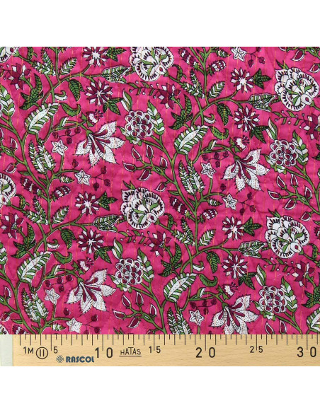 Tessuto di cotone trapuntato indiano - Darshan