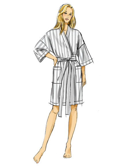Modello di vestaglia - Butterick 7047