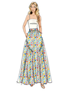 Modello di gonna - Butterick 7044 2
