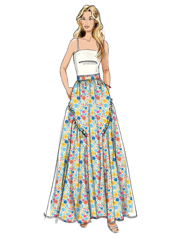 Modello di gonna - Butterick 7044