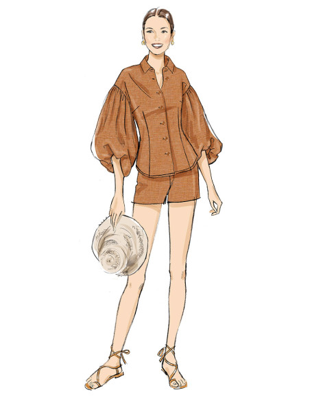 Modello di top - Butterick 7045
