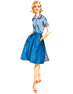 Modello di abbigliamento vintage - Butterick 7053 2