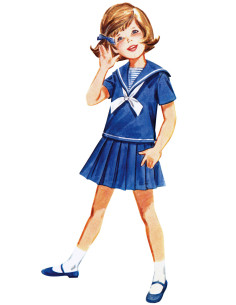 Modello di abbigliamento vintage - Butterick 7054