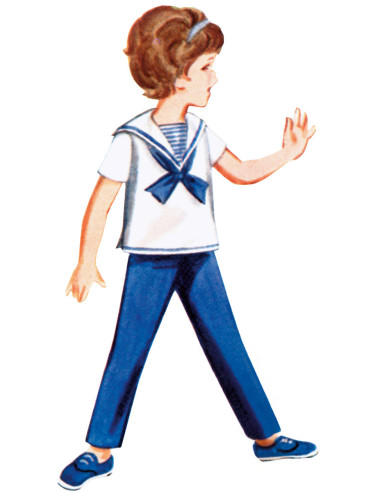 Modello di abbigliamento vintage - Butterick 7054