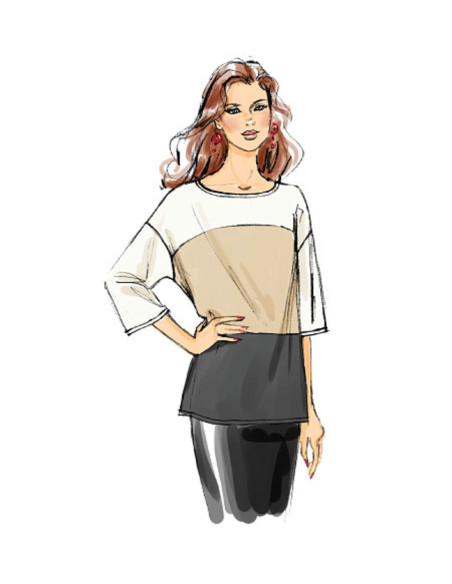 Modello di top - Vogue 8877
