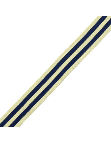 Strisce di gallone in metallo - Blu marino e oro