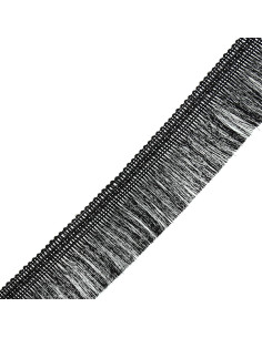 Frangia lurex 50 mm - Nero