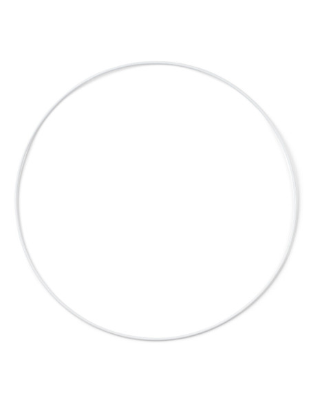 Anello in metallo bianco per acchiappasogni