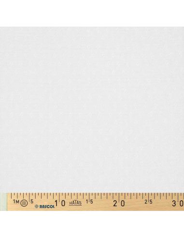 Tessuto jersey a maglia pointelle - Bianco