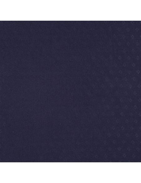 Tessuto jersey a maglia traforata - Blu marino