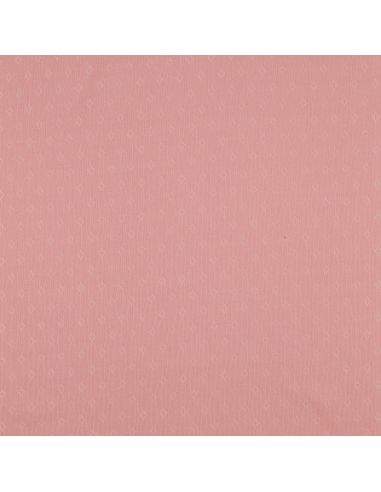 Tessuto jersey a maglia traforata - Rosa