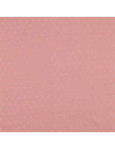 Tessuto jersey a maglia traforata - Rosa
