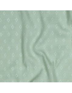 Tessuto jersey a maglia pointelle - Menta