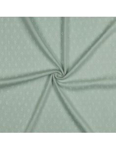 Tessuto jersey a maglia pointelle - Menta 2