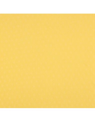 Tessuto jersey a maglia traforata - Giallo chiaro