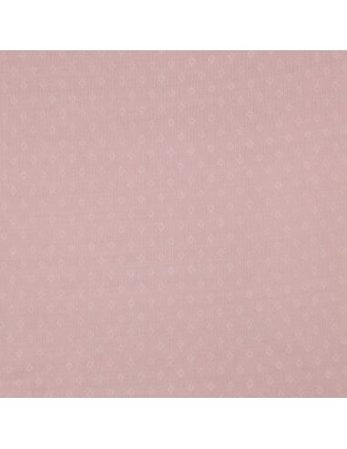 Tessuto jersey a maglia pointelle - Rosa antico