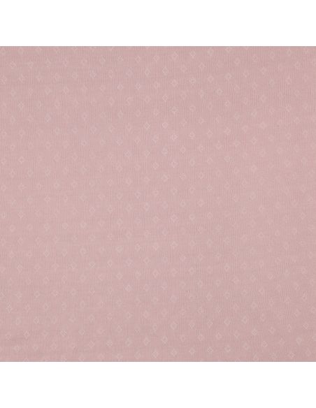 Tessuto jersey a maglia pointelle - Rosa antico