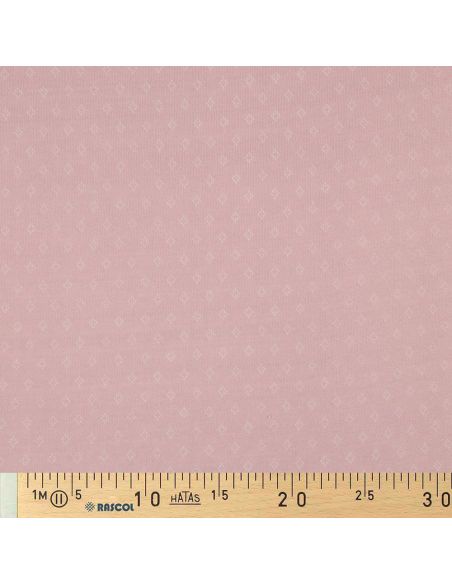 Tessuto jersey a maglia pointelle - Rosa antico