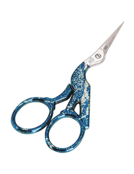Forbici da ricamo cicogna Premax 9 cm - Blu