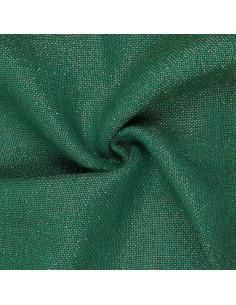Tela di juta lurex - Verde