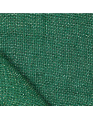 Tela di juta lurex - Verde