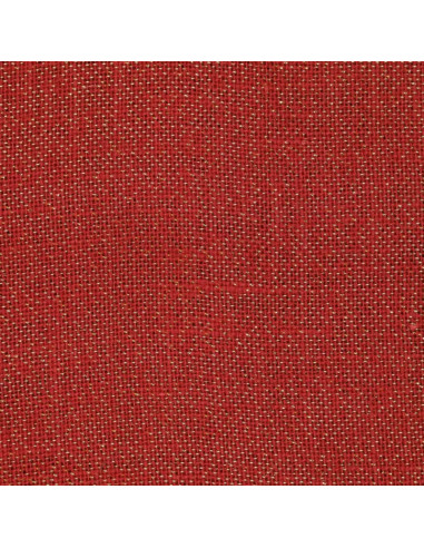 Tela di juta lurex - Rosso