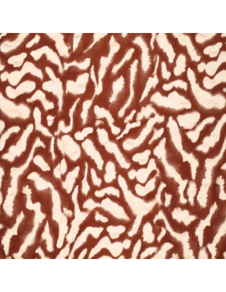 Tessuto satin viscosa stretch - Animalier