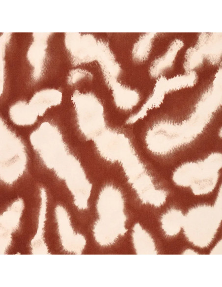 Tessuto satin viscosa stretch - Animalier
