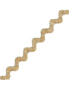 Serpentina - Crochet 10 mm - Lurex Oro