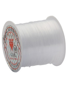 Filo di perle in plastica 0,6 mm - Trasparente
