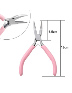 Pinza a becco curvo per gioielli e perline