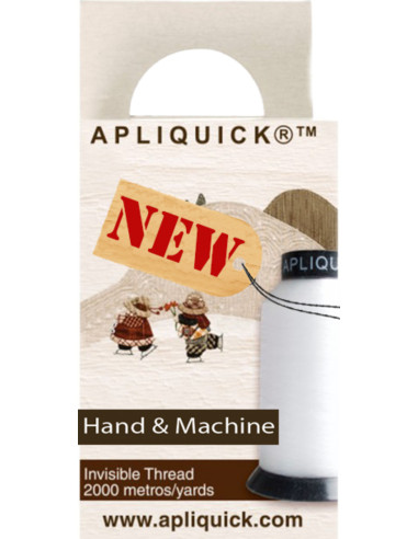 Filo da cucire a mano e macchina invisibile 2000 m Apliquick