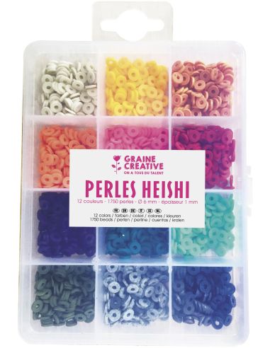 Scatola di 1750 perline Heishi - Tendenza